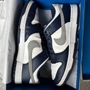 Nike Dunk Low Summit White Midnight Navy